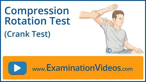 is crank test the same is compression rotation test|crank joint load test.